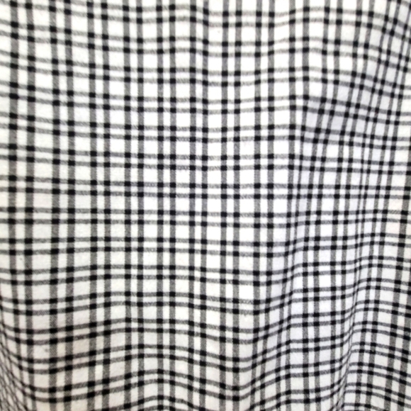 16W Stretchy Checkered Mini Skort with Side Zipper and Slits - Picture 5 of 7